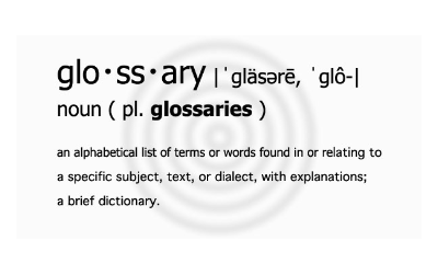 SEO Glossary – Updated  2020